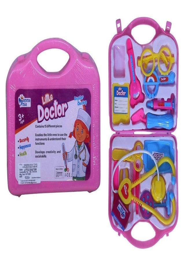 Plenteous Doctor Play Set with Foldable Suitcase, Doctor Set Toy Game Kit, Compact Medical Accessories Toy Set Pretend Play Sets, Boys, Girls, Multicolor Doctor Play Sets for Kids (Multicolor) - Image 2